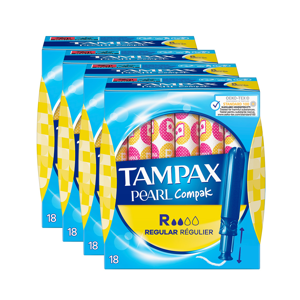 TAMPAX - Pearl Compak Regular - 72τεμ.